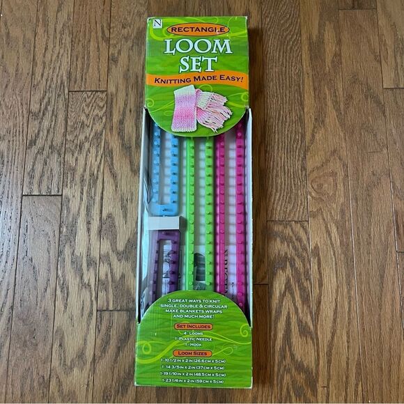 NWT Nicole Rectangle Loom Set Knitting Made Easy new - Picture 1 of 4
